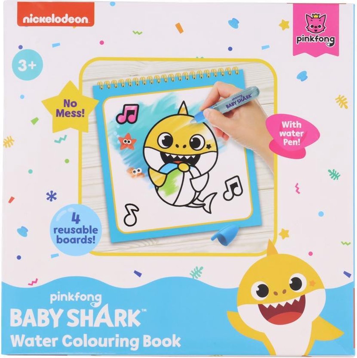 Baby Shark waterkleurboek | Water Colouring Book | Pinkfong Baby Shark | kleurboek | Waterkleurboek | Kleurboek voor kinderen